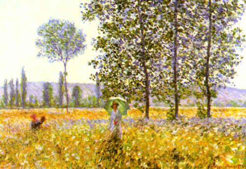 Claude Monet Fields in Spring Spain oil painting art